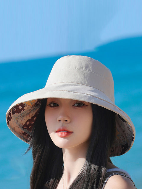 Women Casual Sunproof Dual-side Wearing Hat