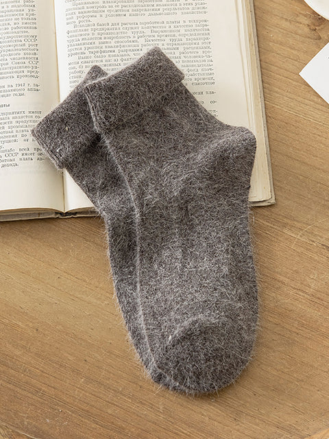 4 Paar warme Damen-Wollsocken für den Winter