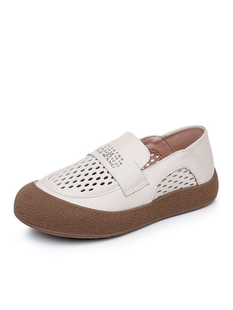 Damen Sommer Casual Aushöhlen Flache Schuhe