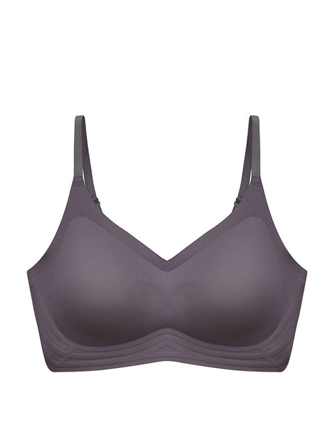 Women Casual Pure Color One-Piece Push-up Bra