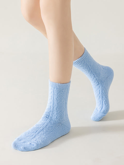 5 Paar warme, feste Wintersocken für Damen