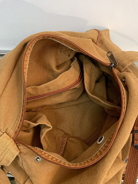 Canvas-Tasche im japanischen Stil, Retro-Umhängetasche