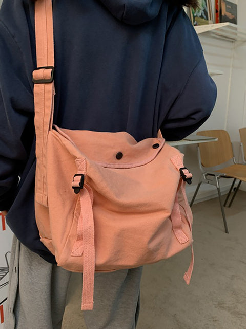 Canvas-Tasche im japanischen Stil, Retro-Umhängetasche